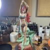 Hand-Painted Poison Ivy Fan Art Statue - 17 Inch Signed Collectible