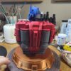 Hand-Painted Optimus Prime Inspired Bust, One-of-a-Kind Display Piece