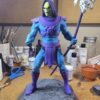 Hand-Painted Skeletor-Inspired Fan Art Statue - One-of-a-Kind Display Piece