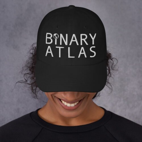 Embroidered Binary Atlas Logo Hat