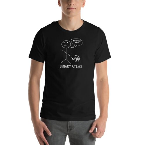 Never Trust a Fart Funny Comic T-Shirt